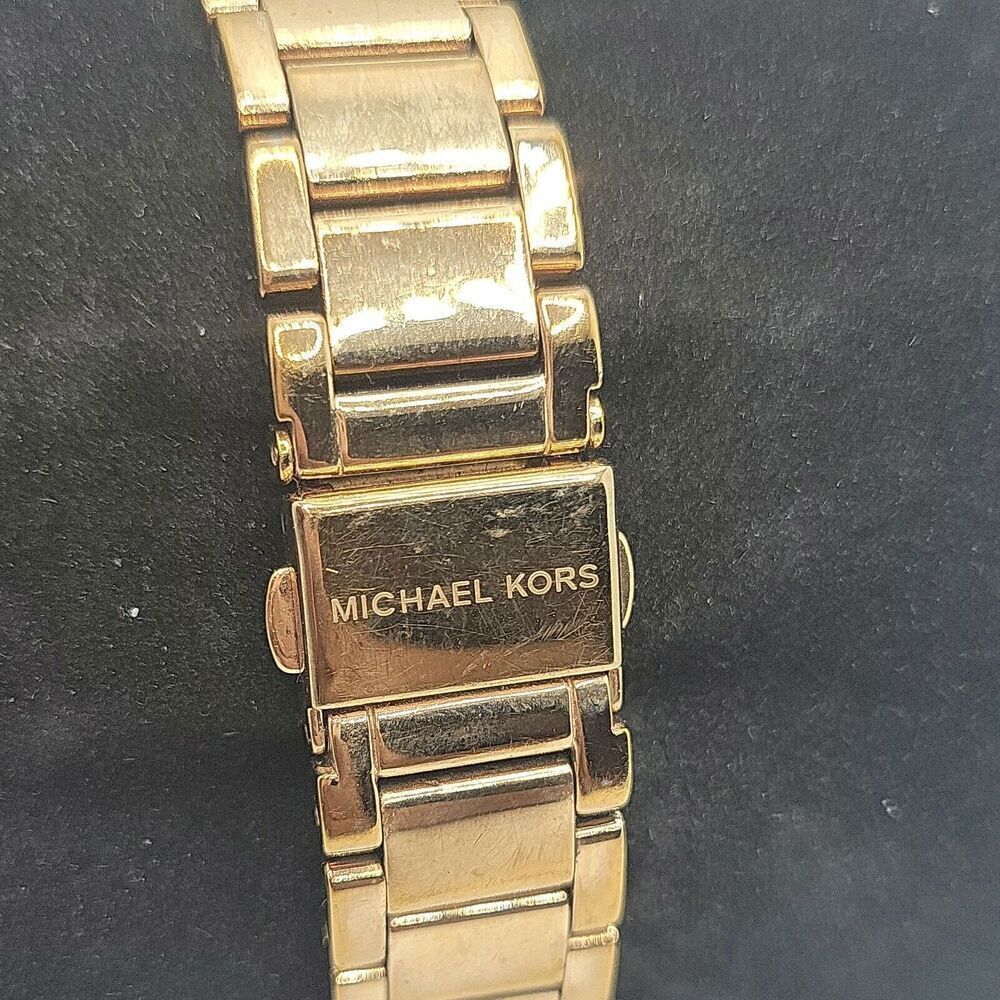 Michael Kors MK6352 Women's Stainless Steel Analog Gold Dial Quartz Watch BC627 - Picture 5 of 10